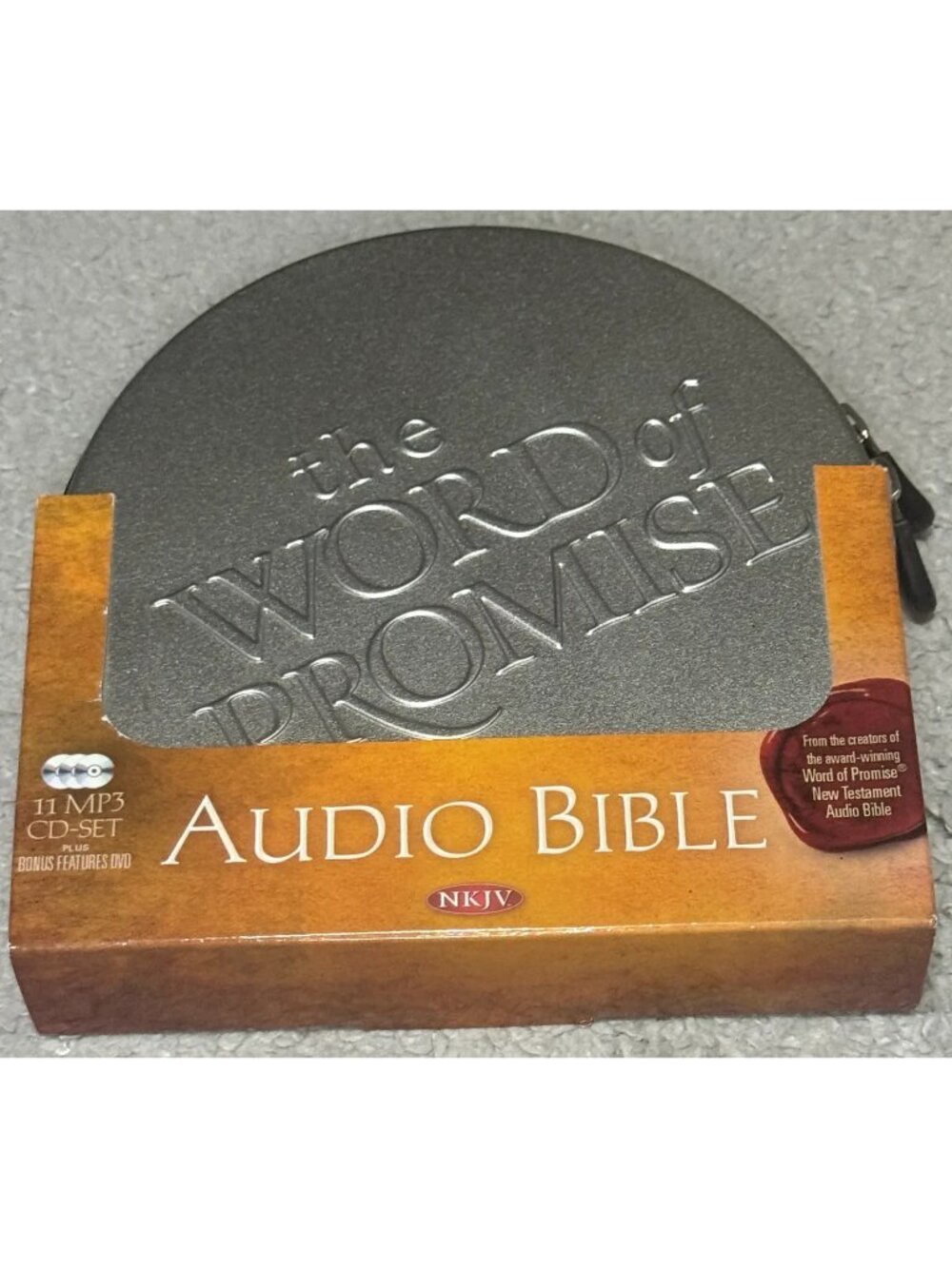 Word of Promise Audio Bible NKJV Full Dramatic Audio Theater 11 CD MP3 Set + DVD